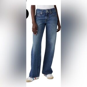 Levi’s Super-low Double Button Relaxed-Fit Denim Jean